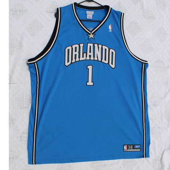 Authentic Reebok Tracy McGrady Orlando Magic jersey Blue Size 56